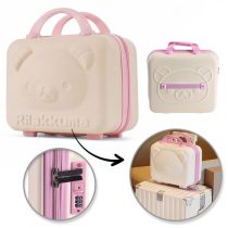 Fehér Utazó Bőrönd / Kozmetikai Táska WP09