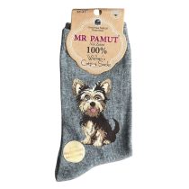 1 pár Női kutyás zokni 38-41 WP2226-7