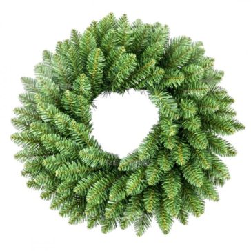   Karácsonyi ajtókoszorú – 50cm élethű műfenyő hatással WSN20