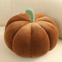   3D sütőtök formájú díszpárna – barna 20 cm XC2838529-b