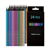Fémes Színes Ceruzakészlet – 24 db XY3304298-2