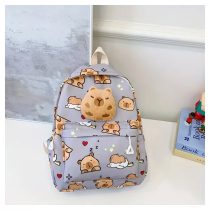   Macis gyerek hátizsák plüss maci díszítéssel szürke YJ902173-3