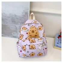   Macis gyerek hátizsák plüss maci díszítéssel lila  YJ902173-5