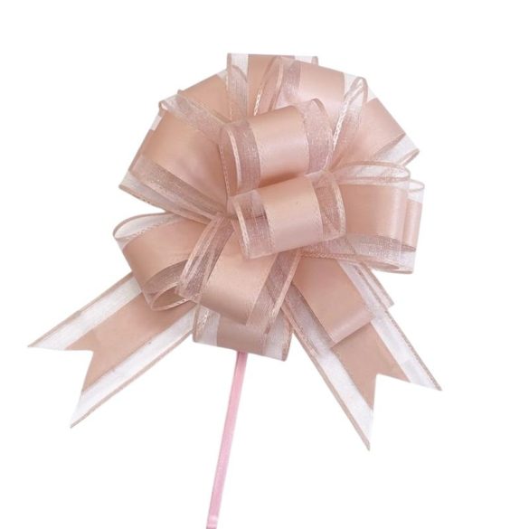 20 Részes Elegáns Tüll és Szatén Húzómasni Szett (Púderrózsaszín) YU4695636-P