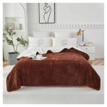   Violet 2 rétegű ágytakaró/pléd 200x230 cm - Barna ZG200230-2