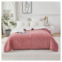   Violet 2 rétegű ágytakaró/pléd 200x230 cm - Rózsaszín ZG200230-3