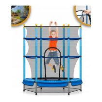   Stabil kerti trambulin gyerekeknek hálóval 138x160 ZTADG.G419
