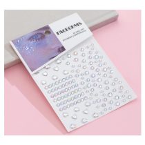 Szem és arc 3D strassz matricák ZTONT08