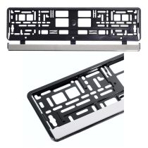 Rendszámtábla tartó VIO CHROME-BLACK CAR am61517
