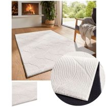   Bergamo Orla plüss puha tapintású szőnyeg krém 120x170cm bergamoOrlacream-120