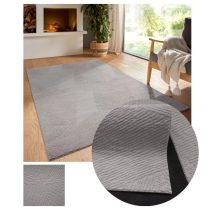   Bergamo Fay plüss puha tapintású szőnyeg szürke 120x170cm bergamofaygray-120
