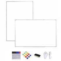 Kétoldalú mágneses fehértábla 100x150 cm holm0813