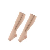 Cipzáros Kompressziós Zokni – Bézs holm0928