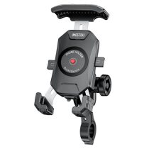   iMESTOU Lopásbiztos Motoros Telefontartó – Alumínium, 1" Golyós Rögzítéssel holm20142