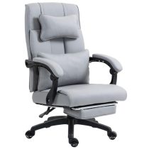   Dowinx irodai szék lábtartóval, állítható fejtámla,deréktámasz Szürke holm40046