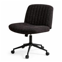   Dowinx széles ülőfelületű forgószék, állítható magassággal Fekete holm40050