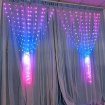   Dizájn függöny - 2x2 méteres, applikációval vezérelhető - 400 ledes holm8347