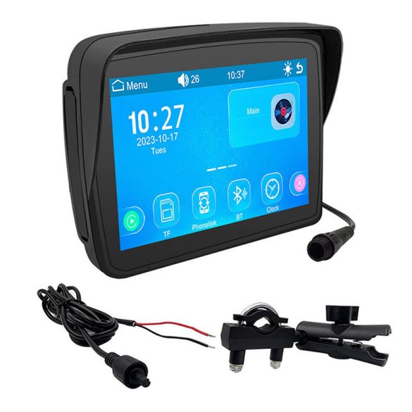 5" Érintőképernyős Motoros CarPlay/Android Auto és MP5 Lejátszó holm8578