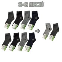 8+2 Férfi Zokni 43-46 mp3006-4