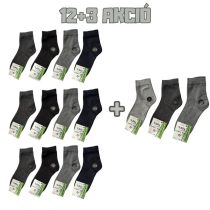 12+3 Férfi Zokni 43-46 mp3006-6