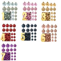 Karácsonyfadísz Gömb szett 42 db sh25071640055728467