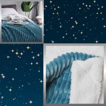 Sherpa minőségi vastag pléd zöld szinben 200x240 spled5