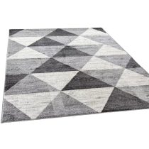   Torino Szőnyeg 4580 – Szürke/Fekete, Modern Mintás Szőnyeg 160 x 220 cm
