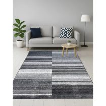 Torino 9145 Szőnyeg – Szürke csíkos 160×220 cm